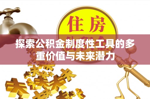 鱼池探索公积金制度性工具的多重价值与未来潜力