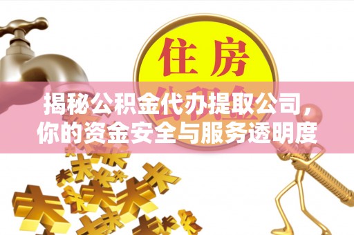 鱼池揭秘公积金代办提取公司，你的资金安全与服务透明度指南