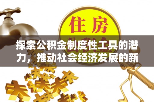 鱼池探索公积金制度性工具的潜力，推动社会经济发展的新引擎