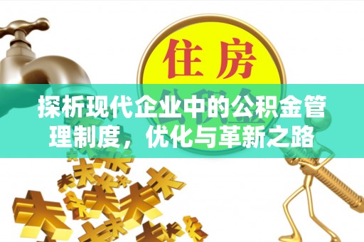 鱼池探析现代企业中的公积金管理制度，优化与革新之路